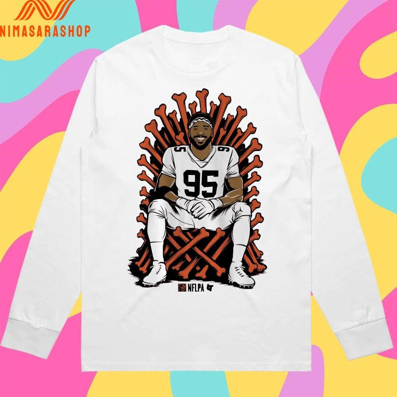 Cleveland Browns Myles Garrett Single-Season Sack King Shirts
