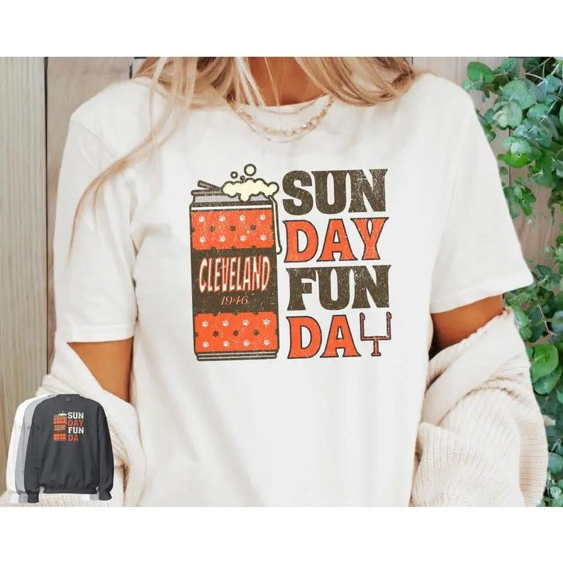 Cleveland Football Shirt, Cleveland Shirt, Cleveland Football Gift, Football Shirt, Vintage Football Shirt, Game Day...