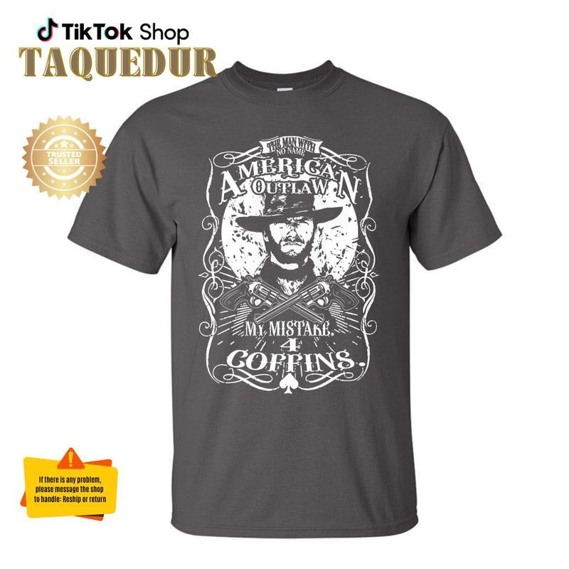 Clint Eastwood T-Shirt, For A Few Dollars More, Classic Spaghetti Western Movie, Vintage, Cowboy Shirt, ShirtSauceBoss...