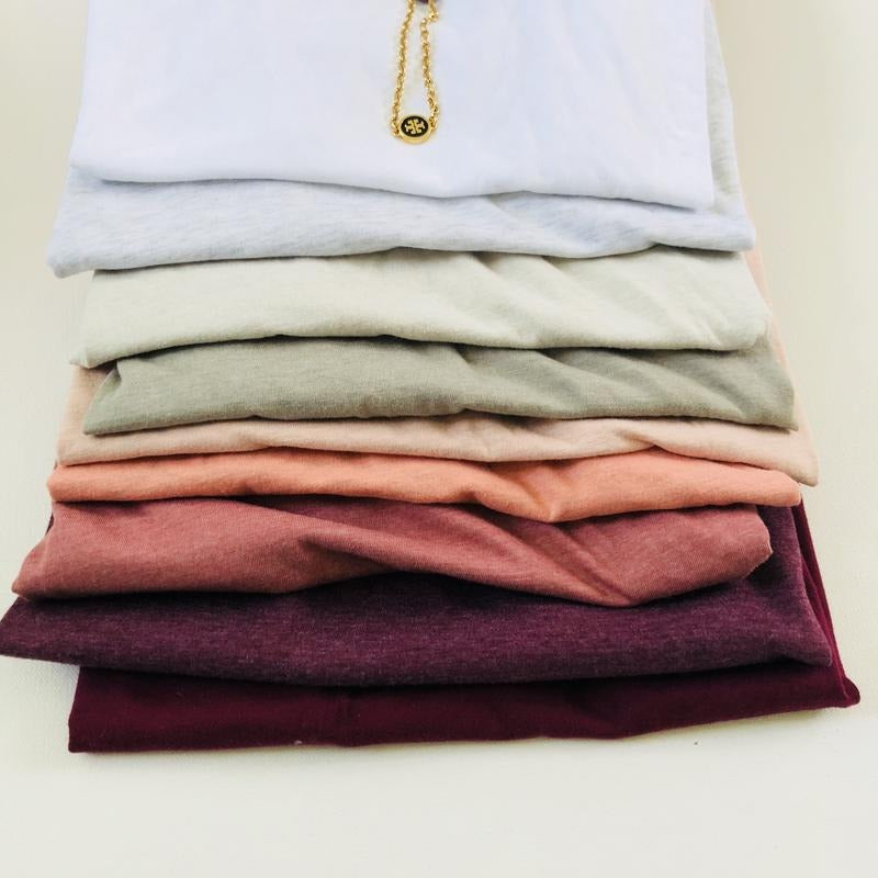 Close Out Special 5 Piece Tees Tie Dye Plain Tshirt Mineral Oil Wash Tee Basic Soft Jersey T-Shirt Unisex Graphic Long...