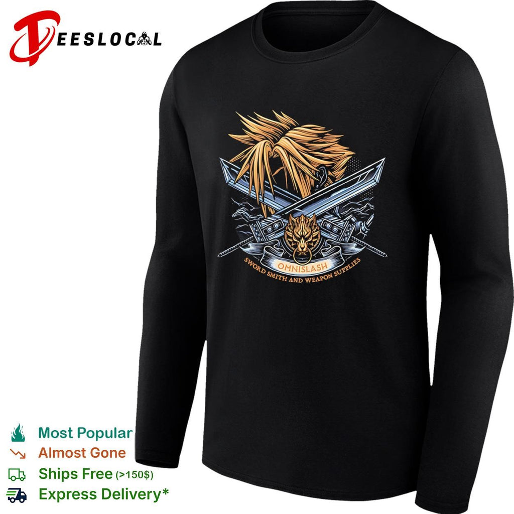 Cloud Strife from Final Fantasy Emblem of the Omnislash shirt