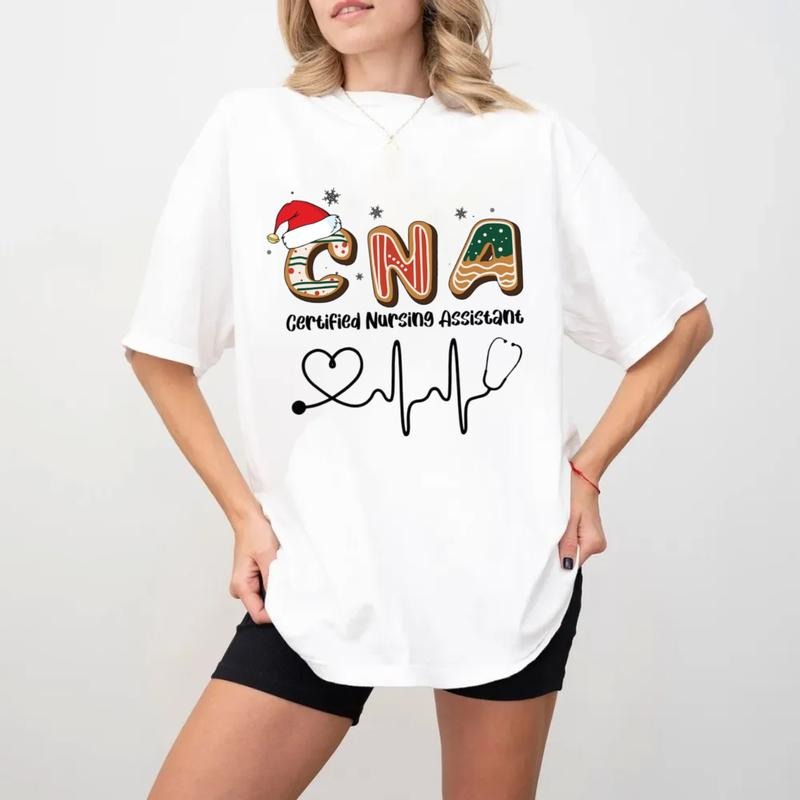 Cna Certified Nursing Assistant T Shirt, Xmas Gift For Nurse, Gift For Cna, Nurse Practitioner Tshirt, Unisex Short...