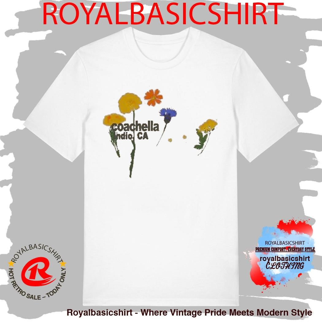 Coachella Pressed Flowers 2026 Shirt
