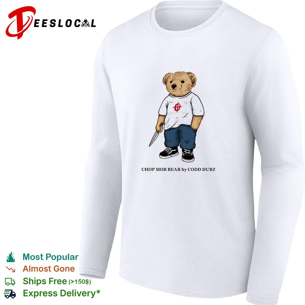 Codd Dubz chop mob bear knife streetwear shirt