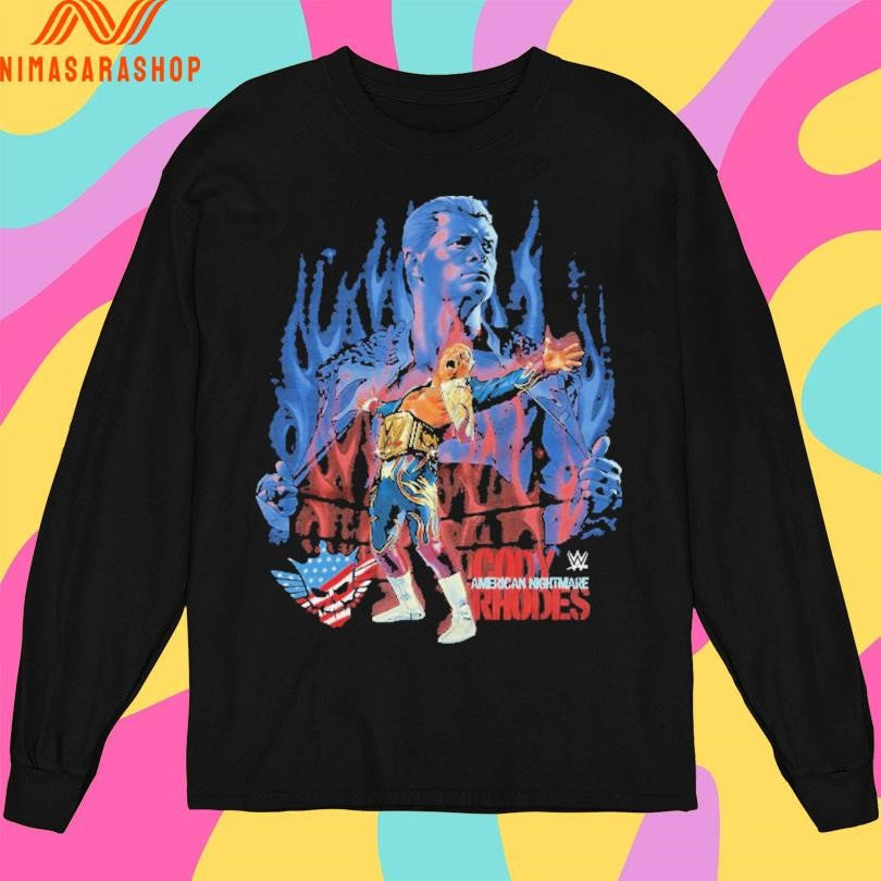 Cody Rhodes American Nightmare Flames Shirts