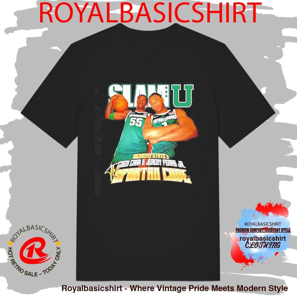 Coen Carr and Jeremy Fears Jr Michigan State Spartans The Spartan Code SlamU graphic Shirt