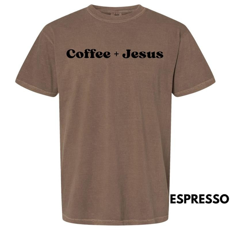 Coffee & Jesus Comfort Colors T-Shirt 'NLB' Hoodie Sweatshirt | PrintMintTees.com