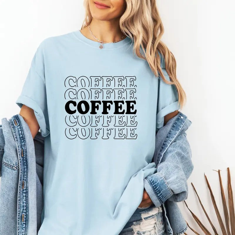 Coffee Custom colors tee shirt Casual Comfort Cotton Top Womenswear Breathable Everyday Hoodie Sweatshirt | PrintMintTees.com