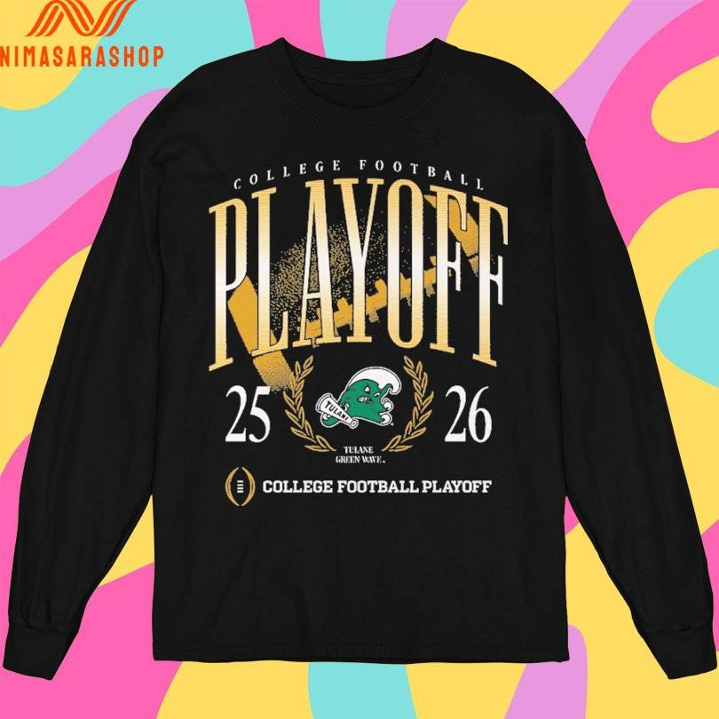 College Football Playoff 2025-2026 Tulane Green Wave College Football Playoff Shirts