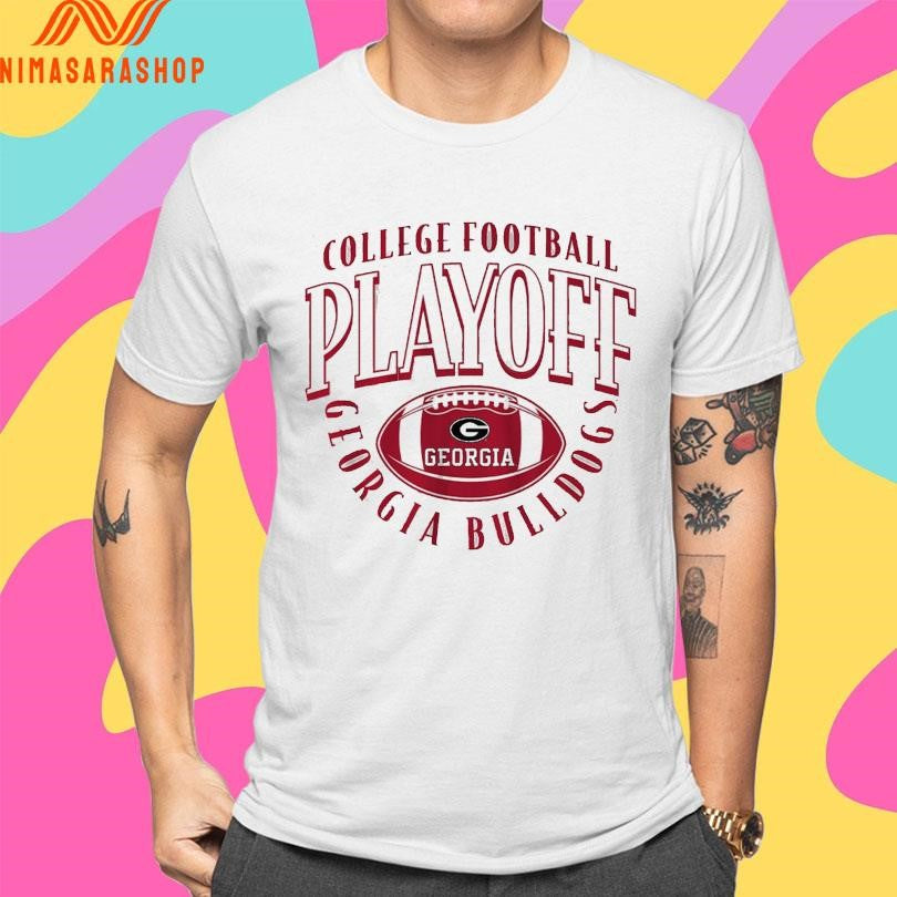 College Football Playoff Georgia Bulldogs Football 2025 Curve Shirts
