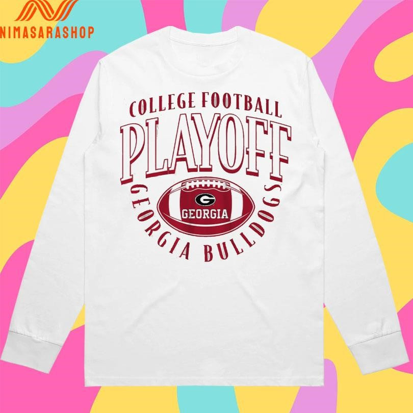 College Football Playoff Georgia Bulldogs Football 2025 Curve Shirts