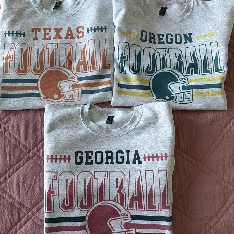 College Football Sweatshirt Comfy Sweatshirt T-Shirts, Hoodie | PrintMintTees.com