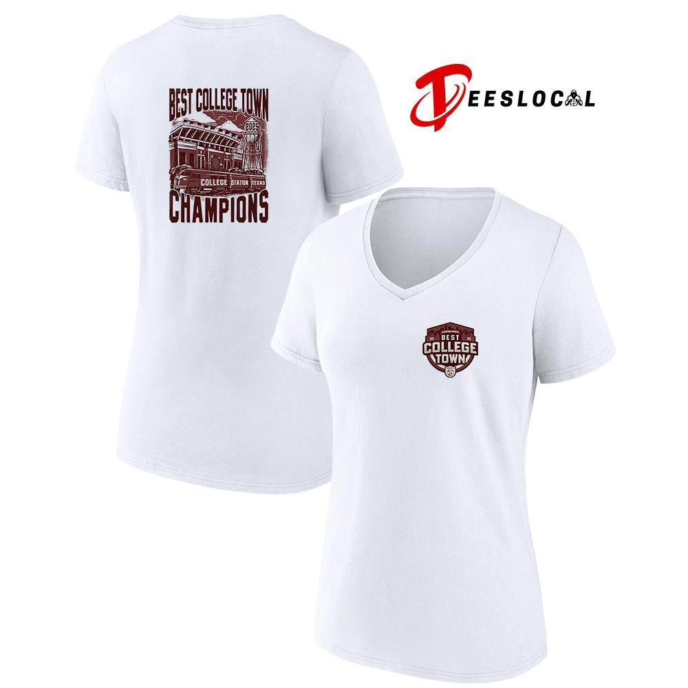 College Station Texas Best College Town Champions stadium shirt