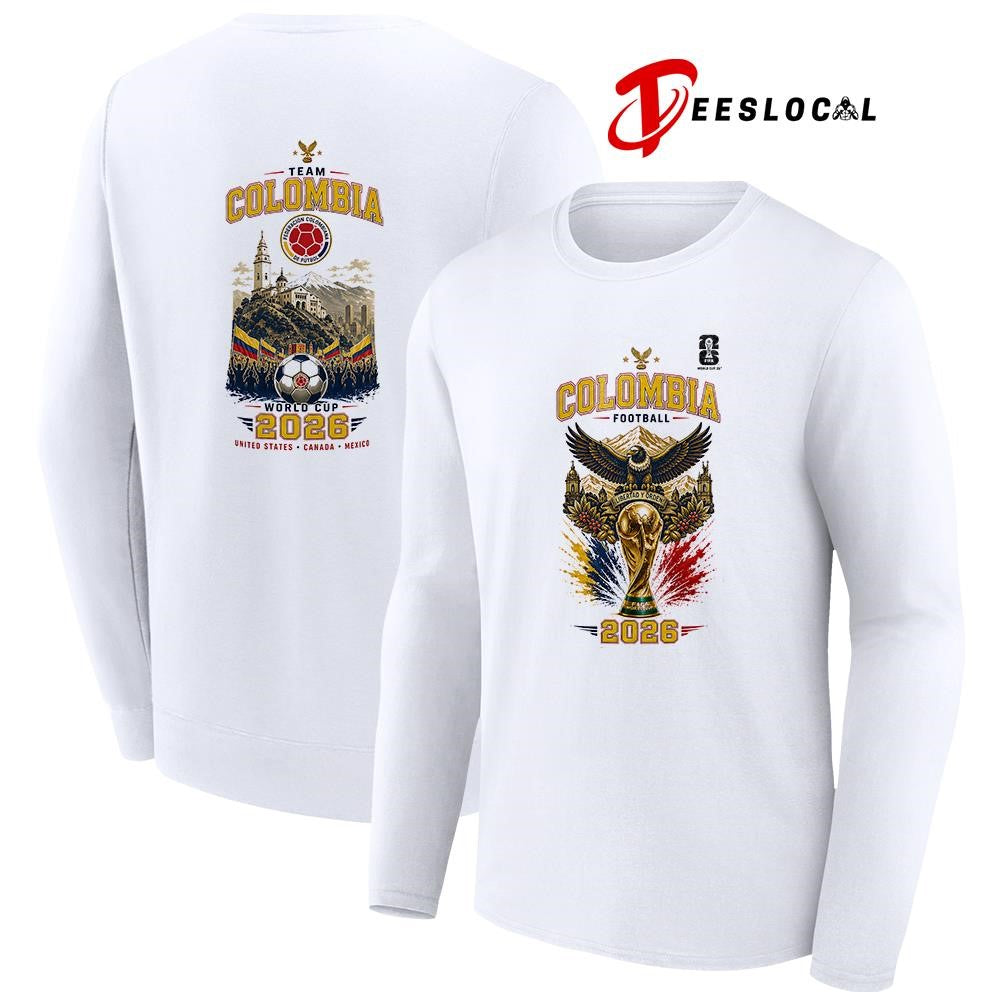 Colombia World Cup trophy graphic shirt