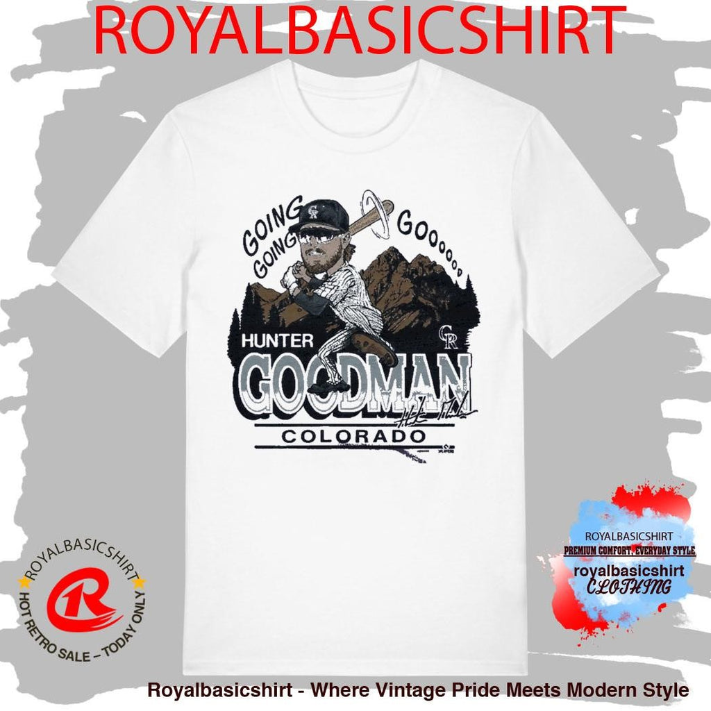 Colorado Rockies Hunter Goodman Signature Shirt