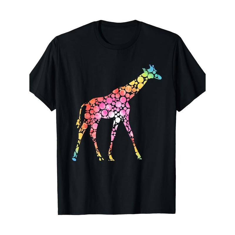 Colored Polka Dot Longneck Deer International Dot Day T-shirt Made in USA Hoodie Sweatshirt | PrintMintTees.com