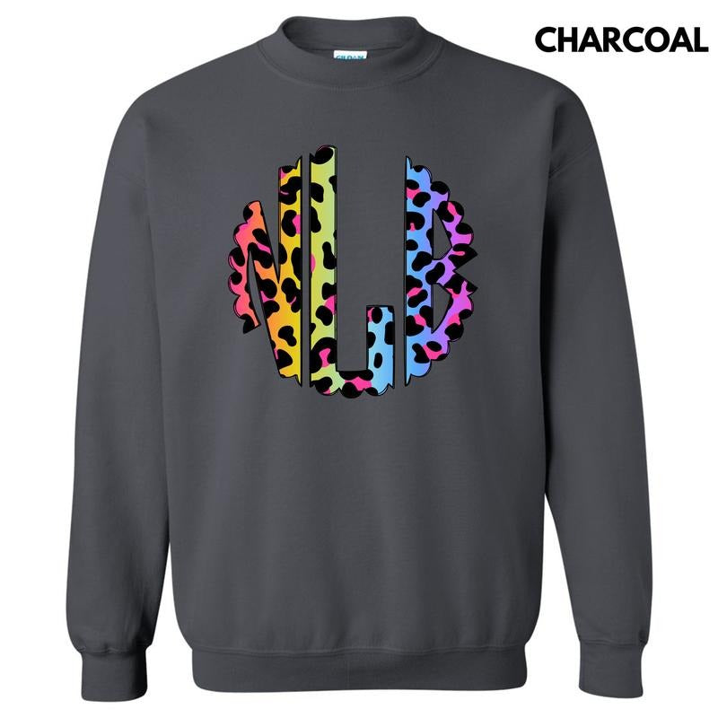 Colorful Cheetah Monogram 'NLB' T-Shirts, Hoodie, Sweatshirt