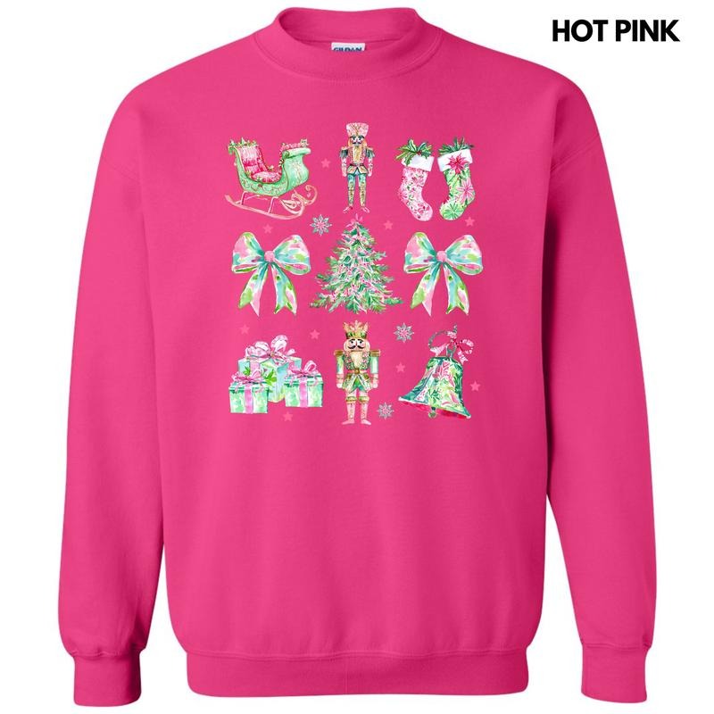 Colorful Christmas Collage Sweatshirt 'NLB Shirt Hoodie | PrintMintTees.com