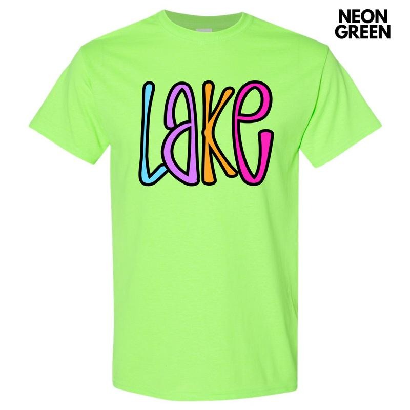 Colorful Lake Gildan Short Sleeve T-Shirt 'NLB' Hoodie, Sweatshirt | PrintMintTees.com