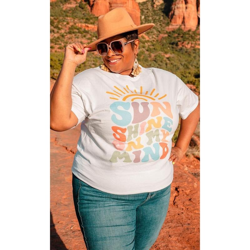 Colorful Sunshine on My Mind T-Shirt Hoodie Sweatshirt | PrintMintTees.com