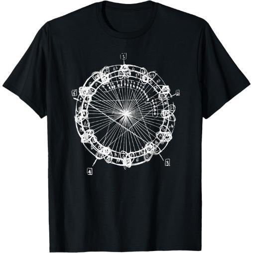 Coltrane Chord Changes Mandala Jazz Musician T-Shirt Made in USA Hoodie Sweatshirt | PrintMintTees.com