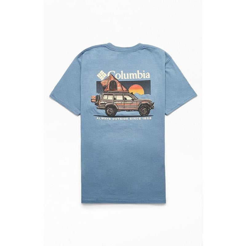 Columbia Men's Crawl T-Shirt - Multicolor Hoodie Sweatshirt | PrintMintTees.com