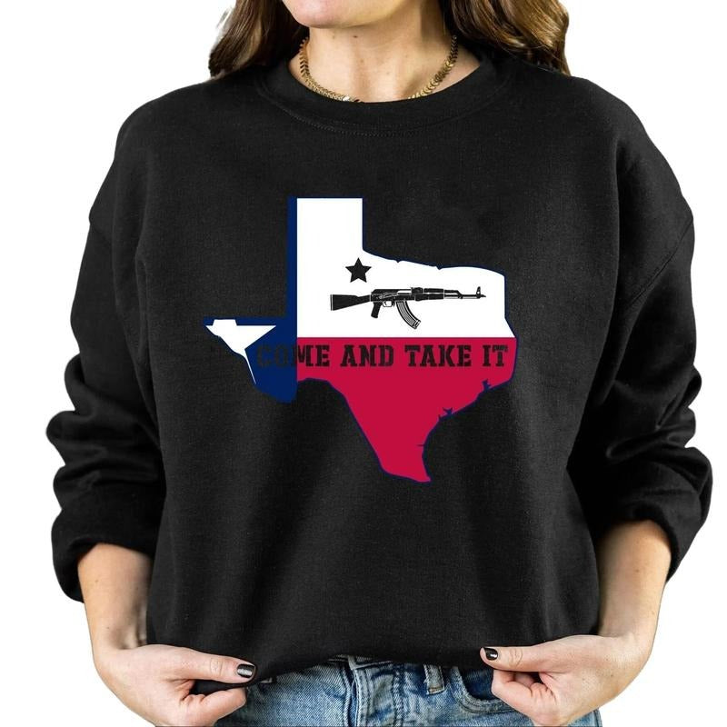 Come And Take It Sweatshirt, Stand With Texas Sweatshirt, I Stand With Texas Sweater, Hold The Line Sweatshirt, Texas...