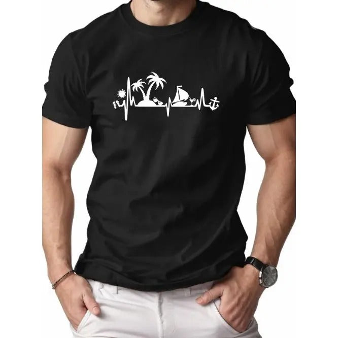 Come on holiday Pure Cotton Men's Tshirt Comfort Fit Made in USA Hoodie Sweatshirt | PrintMintTees.com
