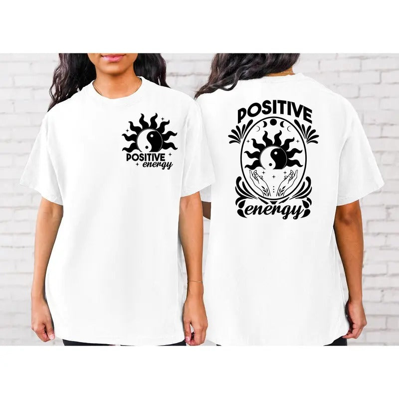 Comfort Color Positive Energy Shirt Self Love Shirt Inspirational Shirt Wildflower Shirt Trendy Shirt Boho Shirt Strong...