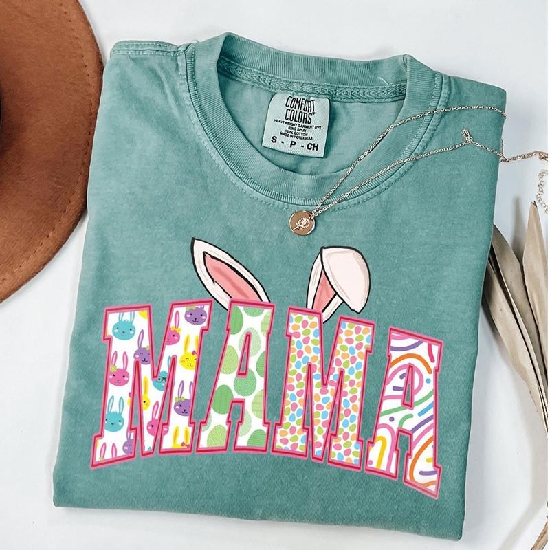 Comfort Colors Easter Mama Easter Mama Easter Bunny Shirts T-Shirts, Hoodie, Sweatshirt