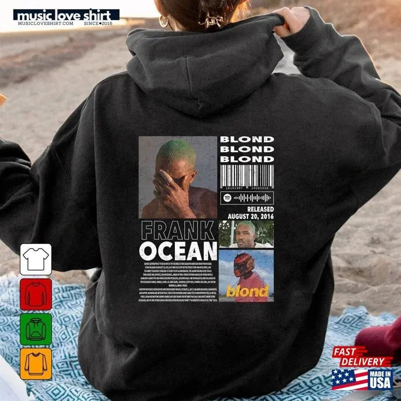 Comfort Colors Frank Ocean Rap Music Merch Shirt Blond Album 90s Tee Tour Rapper Gift Bootleg 30224hcrd Hoodie Unisex...