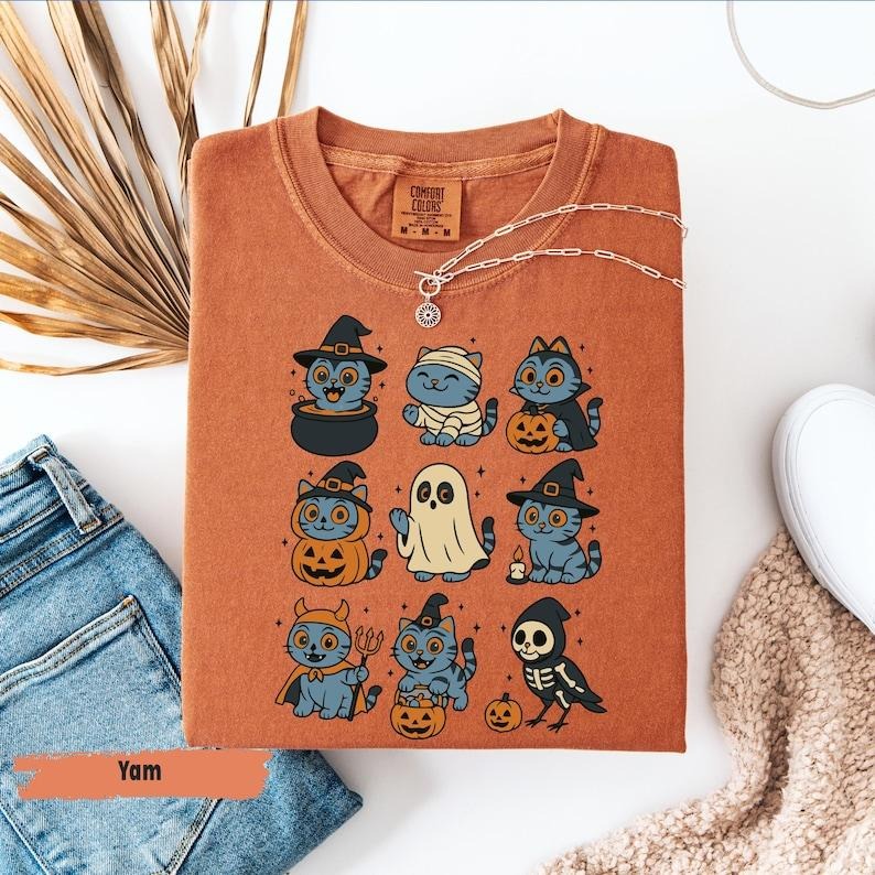 Comfort Colors Halloween Kpop Demon Hunter shirt, Pumpkin Fall shirt Anime Lover Gifts Hoodie Sweatshirt | PrintMintTees.com
