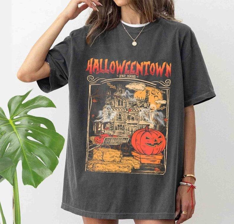 Comfort Colors Halloweentown Est 1998, Halloweentown University, Fall Shirt, Halloween Shirt Hoodie Sweatshirt