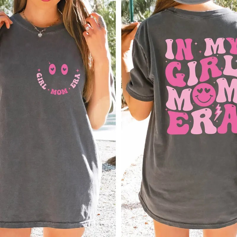 Comfort Colors In My Girl Mom Era Shirt Girl Of Mom Cool Moms Club Shirt Gift For Mom Funny Mom Shirt Mom Birthday Gift...