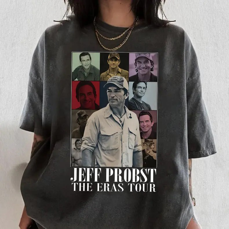 Comfort Colors Jeff Probst The Eras T Shirt, Jeff Probst Presenter Homage Shirt, Television Presenter Tee, TV Producer...