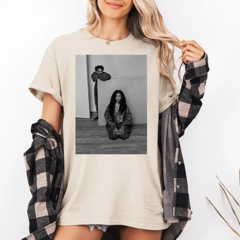 Comfort Colors Kenrick Lamar & Sza Shirt, Concert Shirt, Kendrick Lamar Tshirt, Sza Tour Shirt, Hip Hop, Kendrick Lamar...