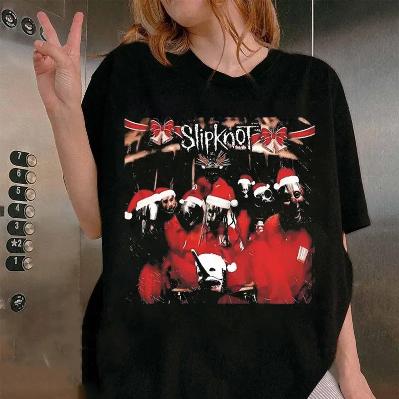 Comfort Colors Slipknot christmas T-Shirt Unisex Tee For Men Women Size S-5XL Hoodie Sweatshirt | PrintMintTees.com