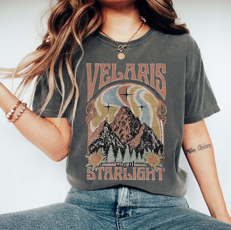 Comfort Colors Velaris Shirt, Velaris City of Starlight Shirt, ACOTAR Tee, Acotar Merch, Night Court Shirt, City Of...