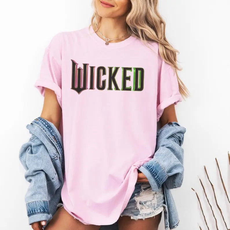 Comfort Colors Wicked the Movie Shirt, Pop Culture Graphic Wicked the Musical Shirt, Wizard of Oz Fan Gift Hoodie Sweatshirt