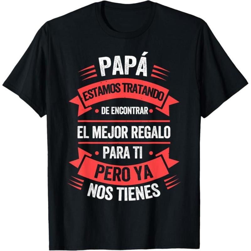Comfort Cotton Short Sleeve T- Shirt [Cotton graphic tees]men gifts Casual shortsleeve tops Funny Fathers Day Shirt...