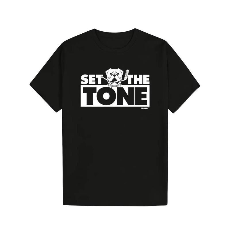 Comfort Cotton Short Sleeve T- Shirt Shoresy Set The Tone T-Shirt 100% Cotton, Soft & Comfortable Gift for Men Hoodie...