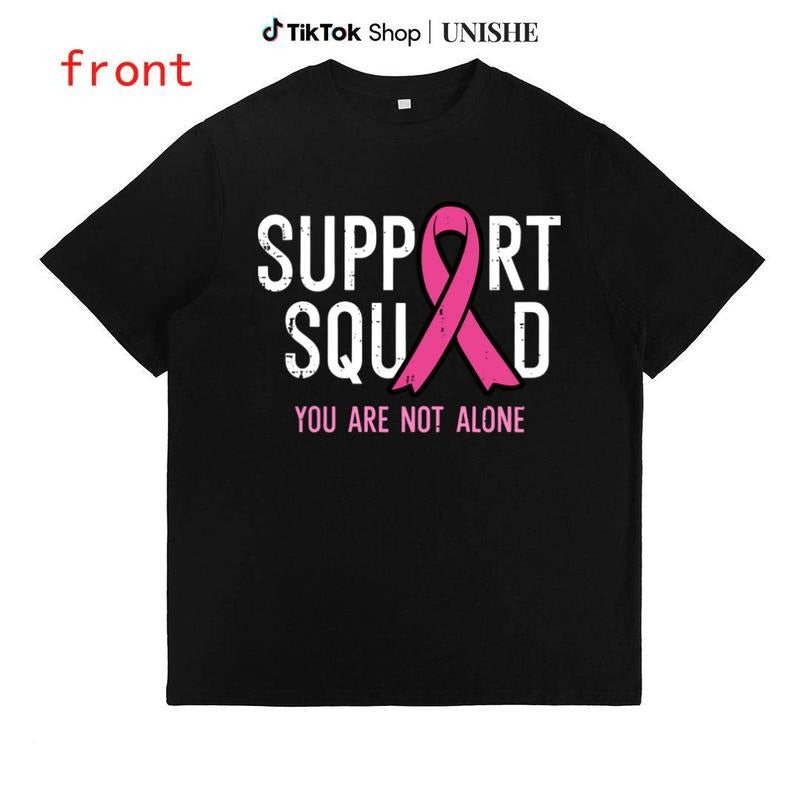 Comfortable Breast Cancer Awareness Ribbon T-Shirt, 100% Cotton Hoodie Sweatshirt | PrintMintTees.com