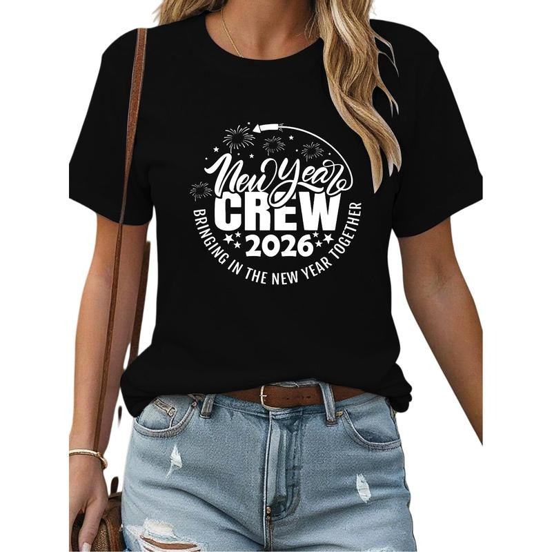 Comfortable New Year Crew Themed T-Shirt for Festive Reunions and Daily Use Hoodie Sweatshirt | PrintMintTees.com
