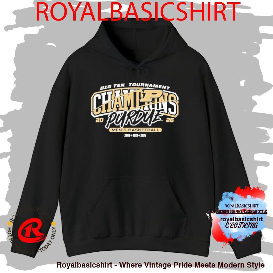 Congrats Purdue Boilermakers 2026 Big Ten Men’s Basketball Tournament Champions Shirt