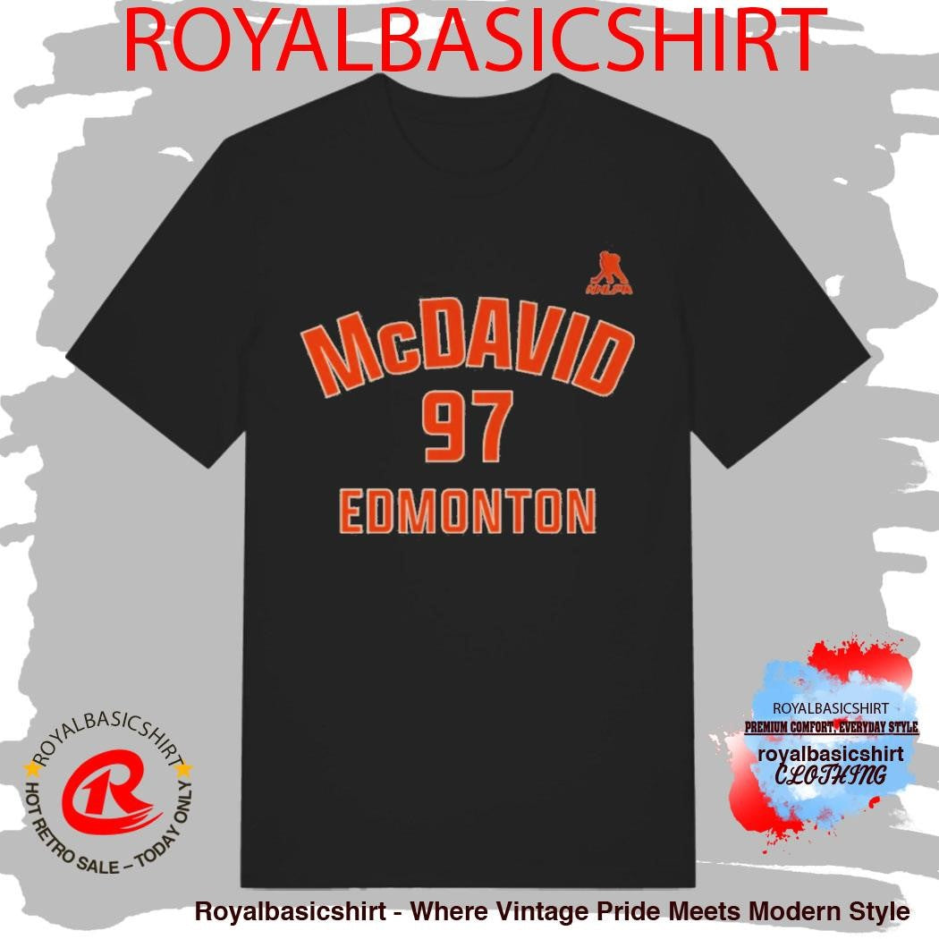 Connor McDavid Edmonton Name &amp; Number Shirt