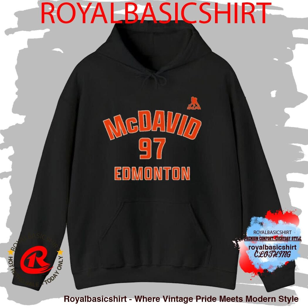 Connor McDavid Edmonton Name &amp; Number Shirt
