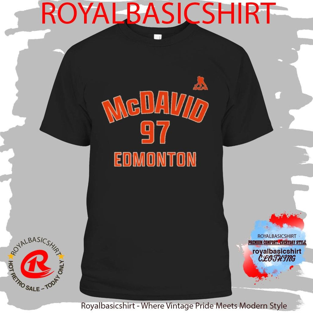 Connor McDavid Edmonton Name &amp; Number Shirt