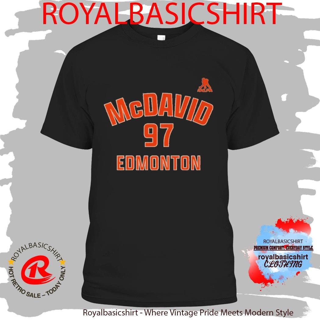 Connor McDavid Edmonton Name &amp; Number Shirt