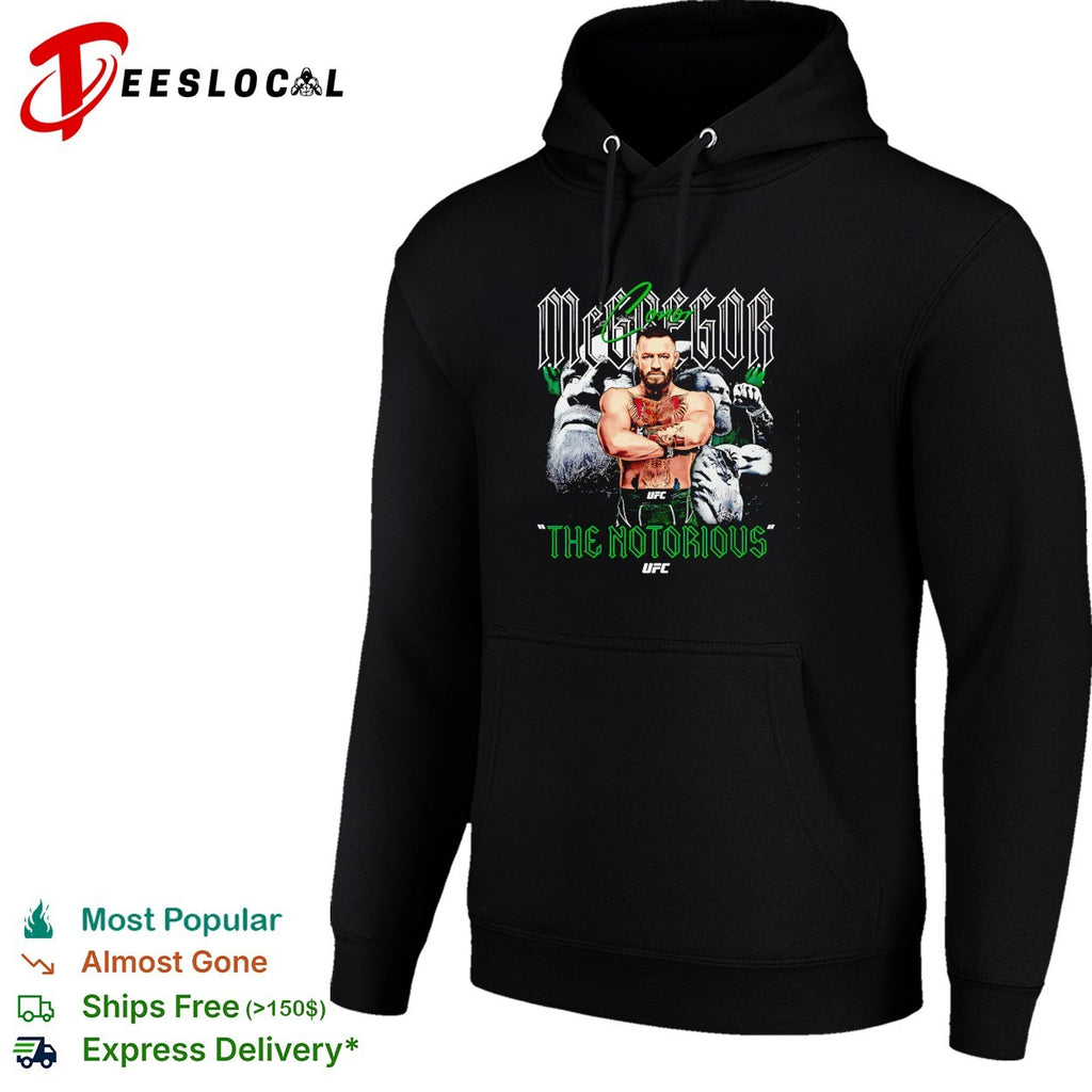 Conor McGregor crossing arms the notorious shirt
