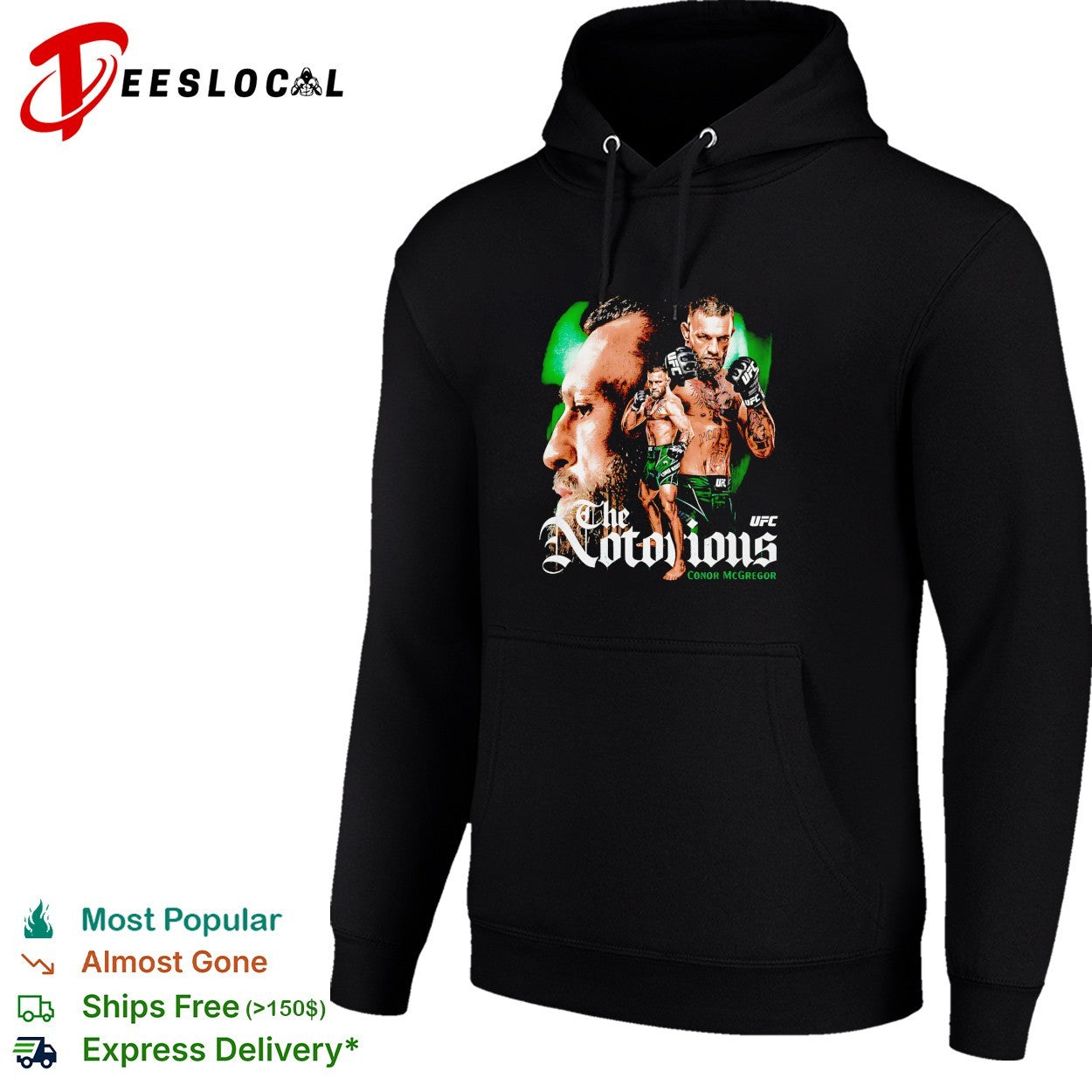 Conor McGregor punching the notorious shirt